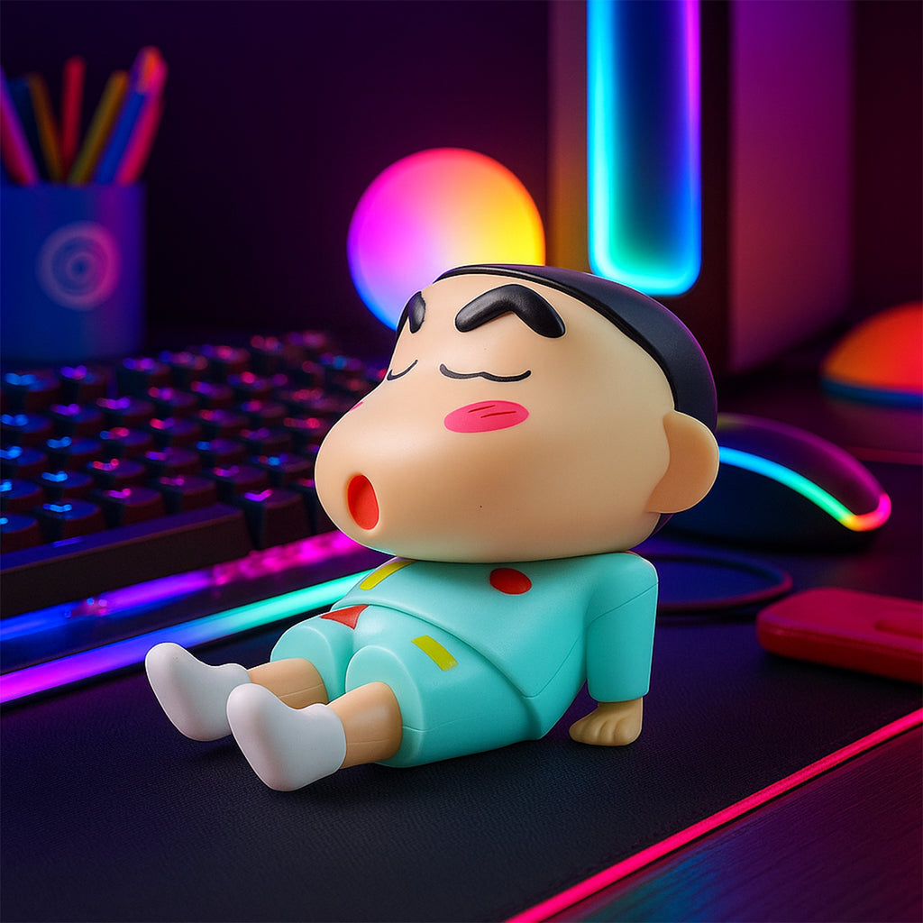 Creative Cute Desk Mobile Stand with Cartoon Design