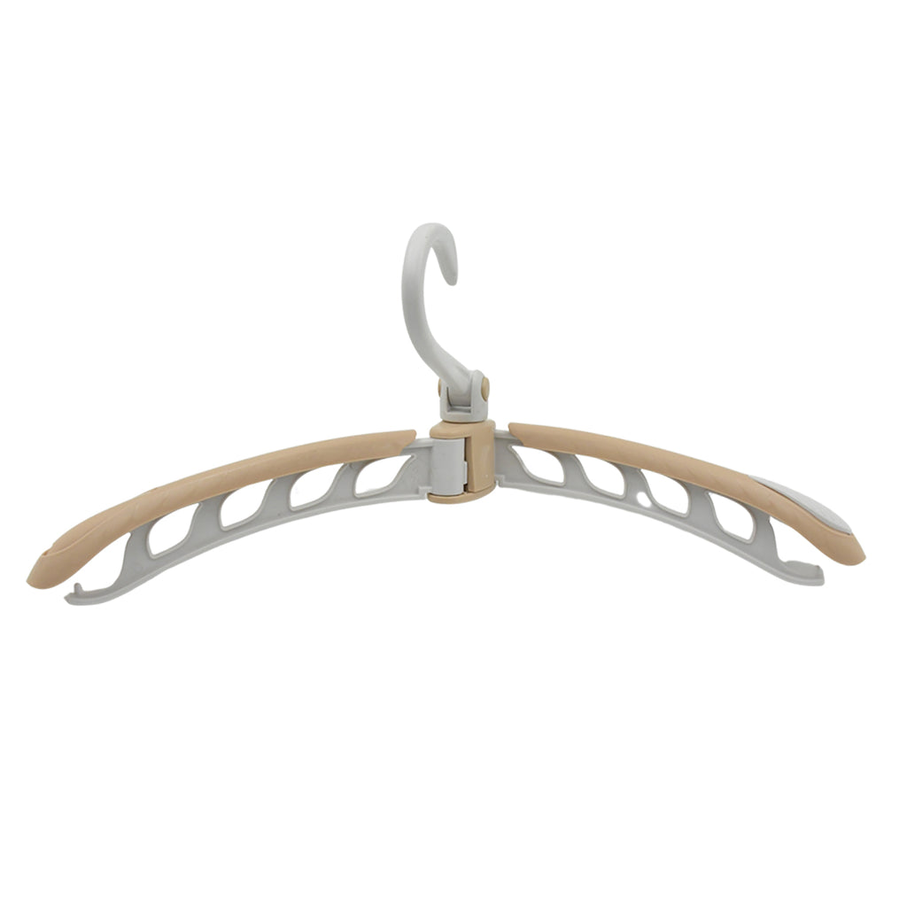 Multiple portable hangers displayed, highlighting non-slip design