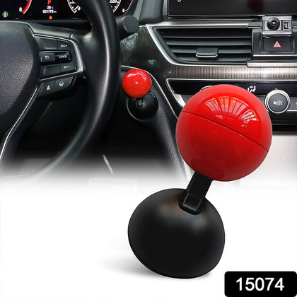Rocker style car push start button cover with unique ball design