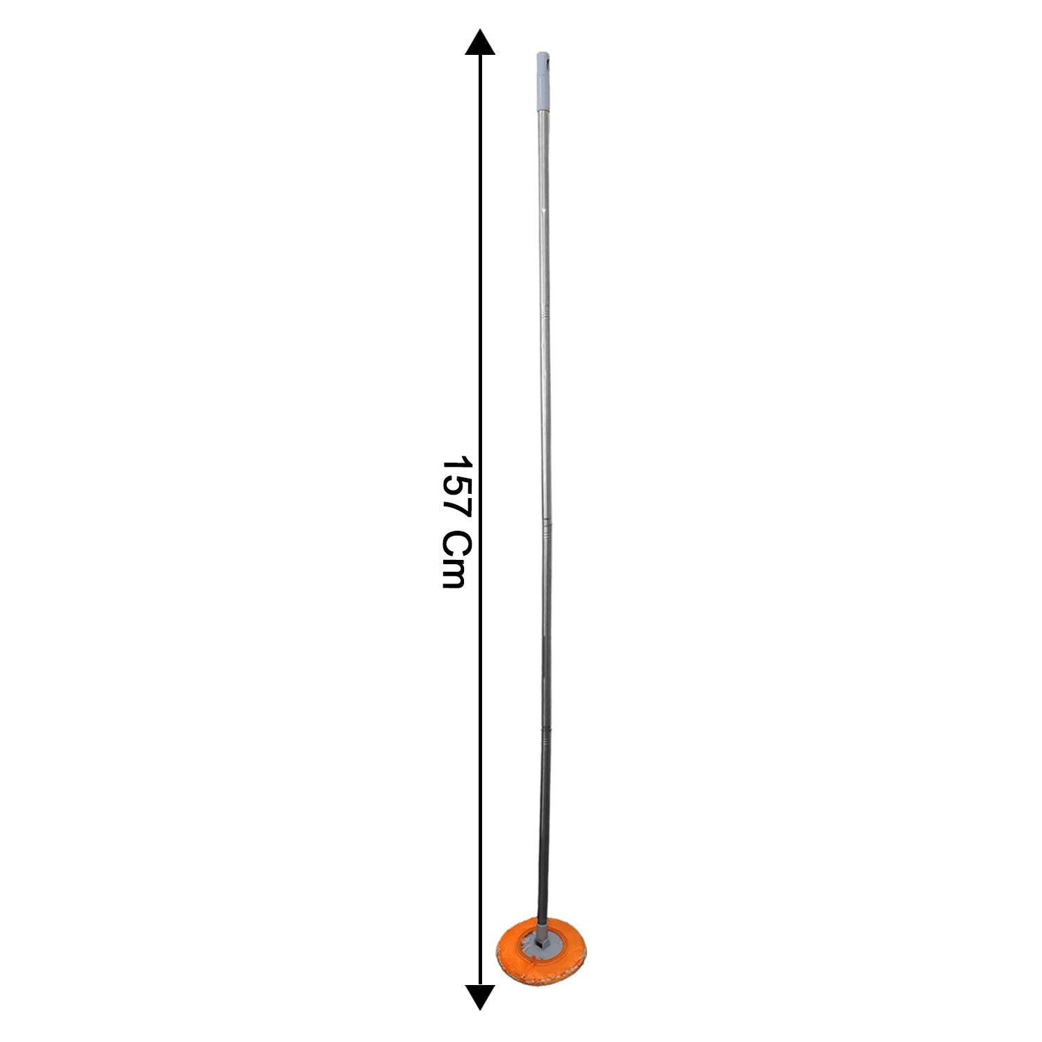 Spin mop bucket with foot pedal mechanism