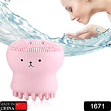 Octopus Silicone Facial Brush – Soft Deep Clean Scrubber
