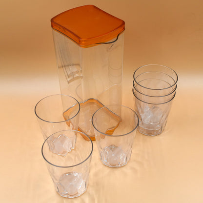 Resistant Glass Jug – Durable for Juice, Milk, Cold & Hot Beverages