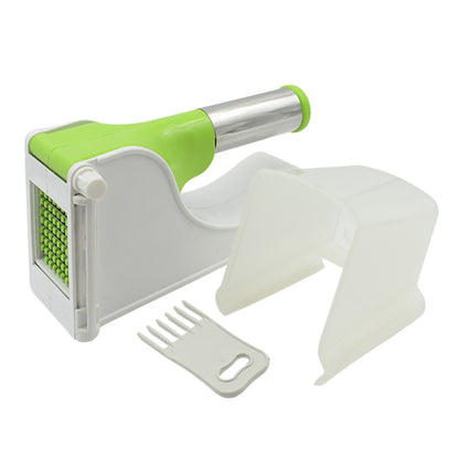 French Fry Potato Chipser – Virgin Plastic Slicer with Container
