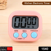 Digital kitchen timer with clear, large digits displayed