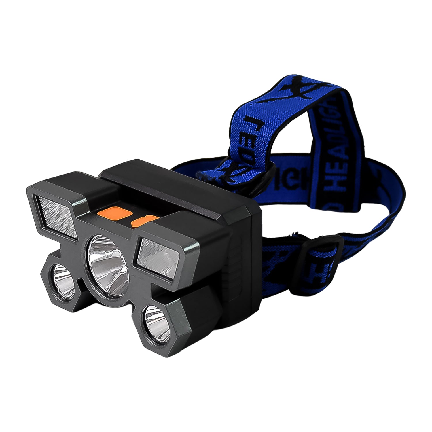 5 LED USB Rechargeable Headlamp USB charging port