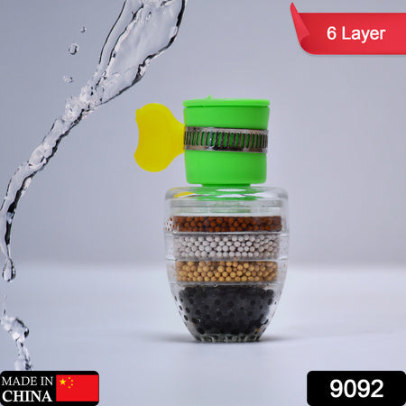 Water Faucet Purifier Filter – 6-Layer Upgrade Cartridge with Universal Interface