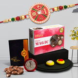 Rakhi Gift Hamper – Premium Set for Brother with Chocolates | Wukusy