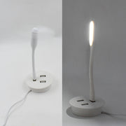 Compact USB fan with soft, safe rotating blades