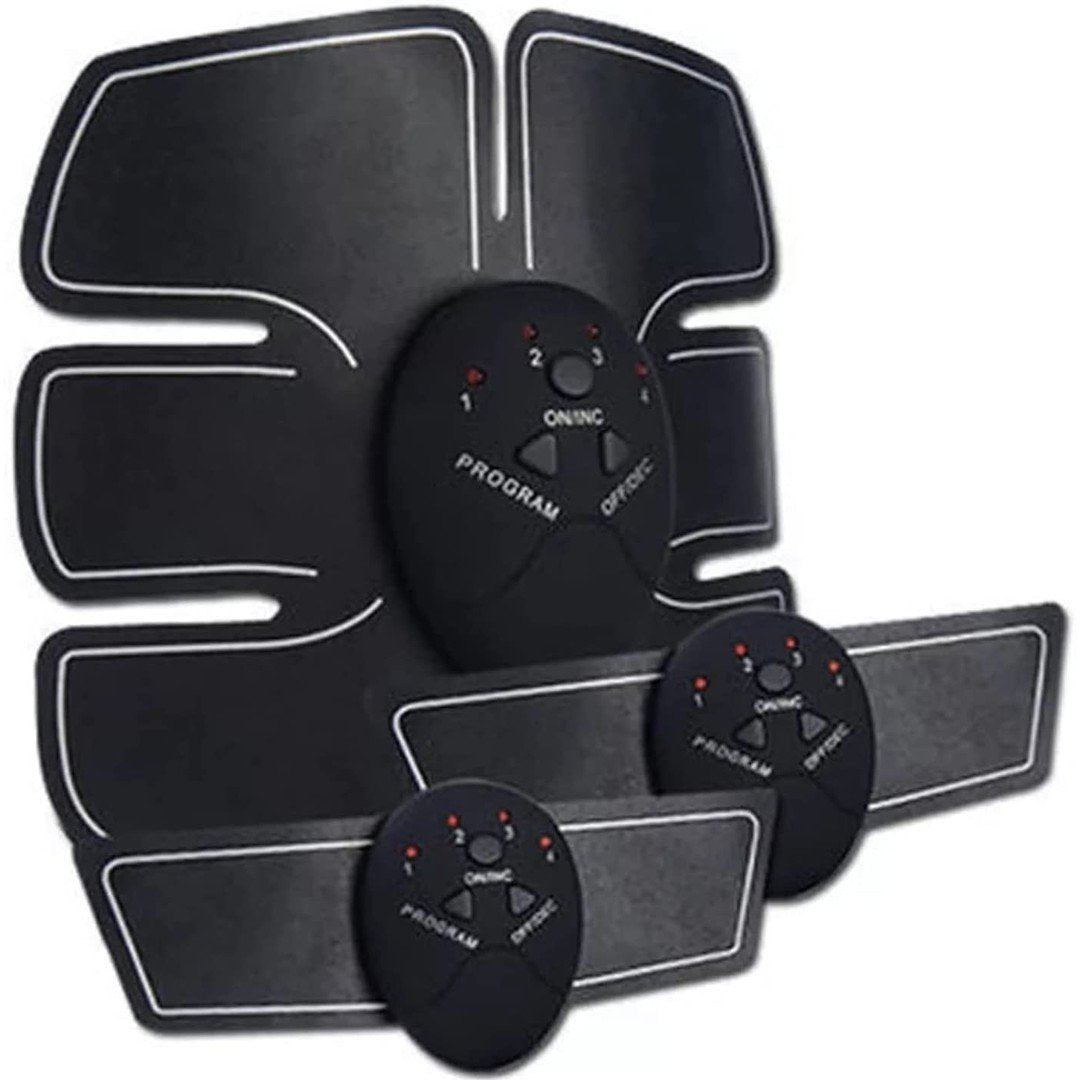 Close-up view of Wireless 6 Pack ABS Exerciser device
