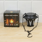Solar Powered Outdoor Hanging Lantern For Garden Patio And Balcony Decor (1 Pc)