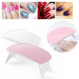 6060 Professional Nail Polish Dryer Machine - Portable & Fast Cure