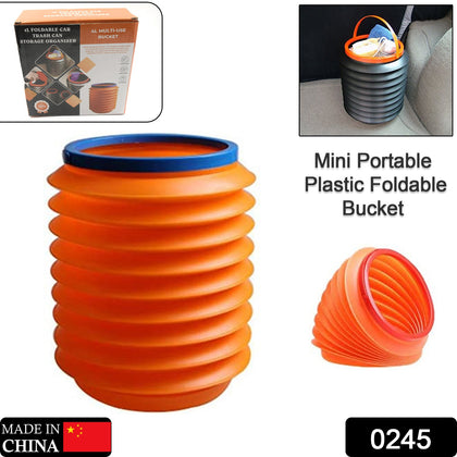 Foldable Storage Bucket - Multiuse for Home, Car & Kitchen