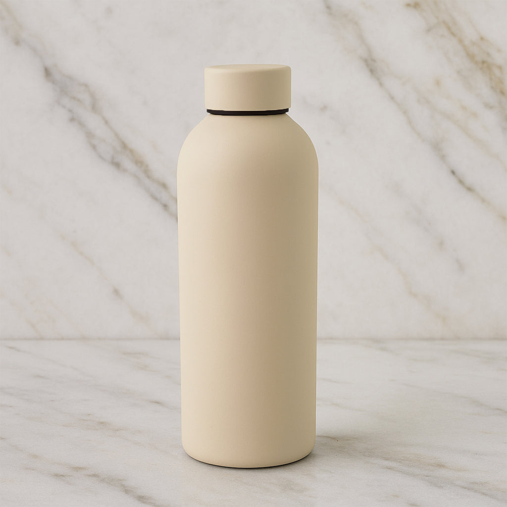 Sweat-proof exterior of 500ML insulated water bottle