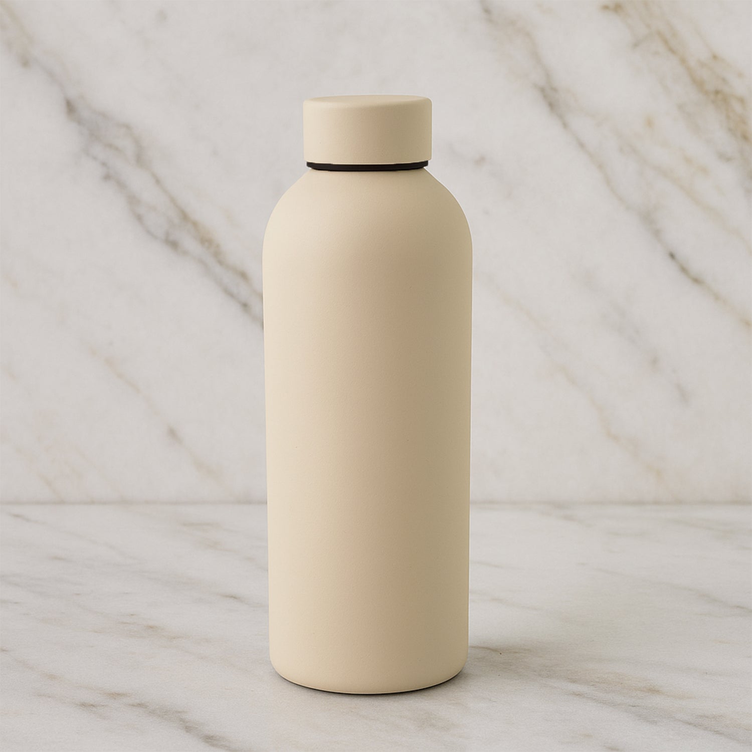 Sweat-proof exterior of 500ML insulated water bottle