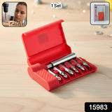 Mini Precision Screwdriver Bit Set with Magnetic Holder - 6 Bits