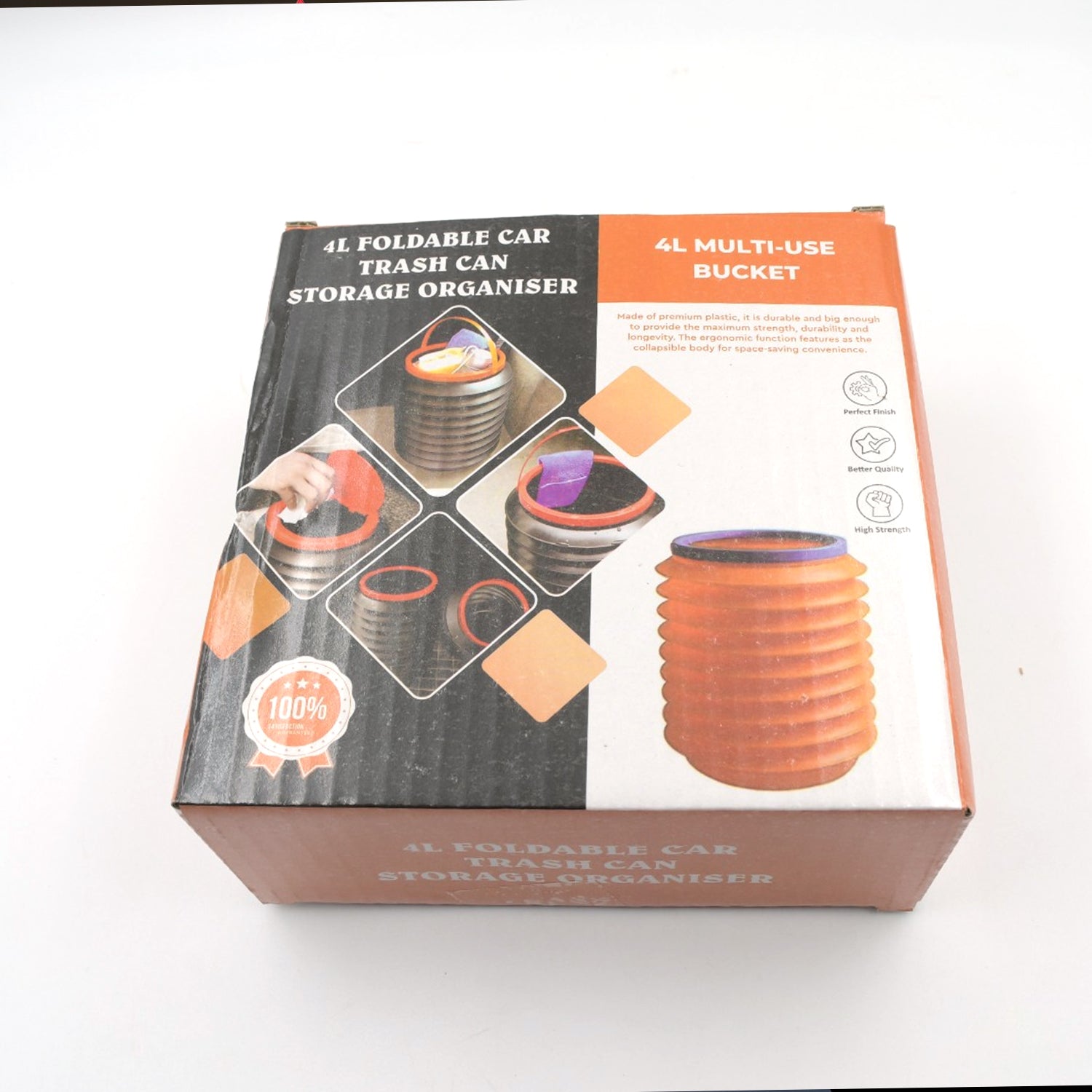 Foldable Storage Bucket - Multiuse for Home, Car & Kitchen