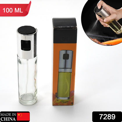 100ml glass oil sprayer dispenser front view