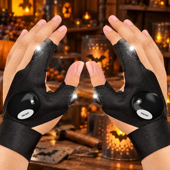 LED Flashlight Gloves – 1 Pair
