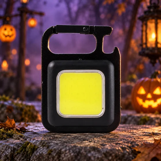 Rechargeable Keychain Torch with Magnet & Bottle Opener – 4 Modes
