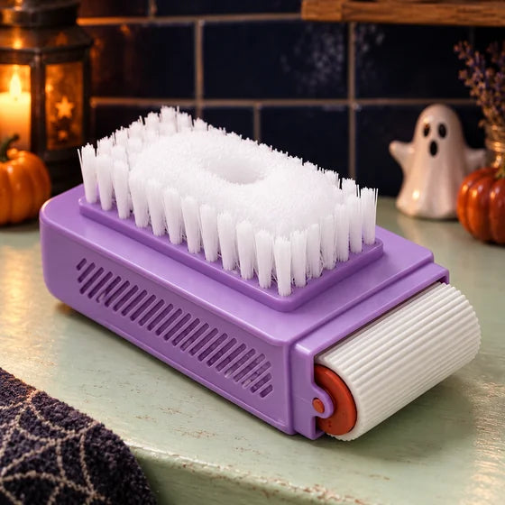 Cleaning Brush with Roller & Scrubber