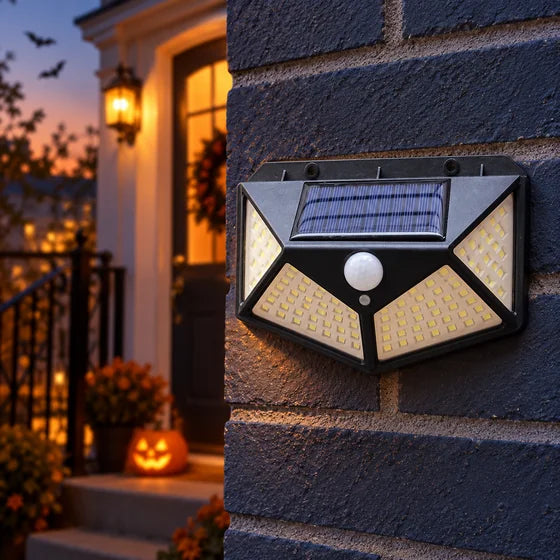 Solar LED Security Light with Motion Sensor