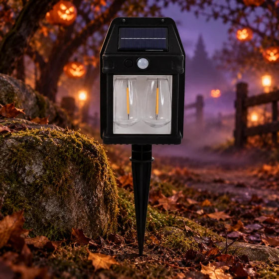 Solar Dual Wall Light with Motion Sensor – 18W, 2 Modes