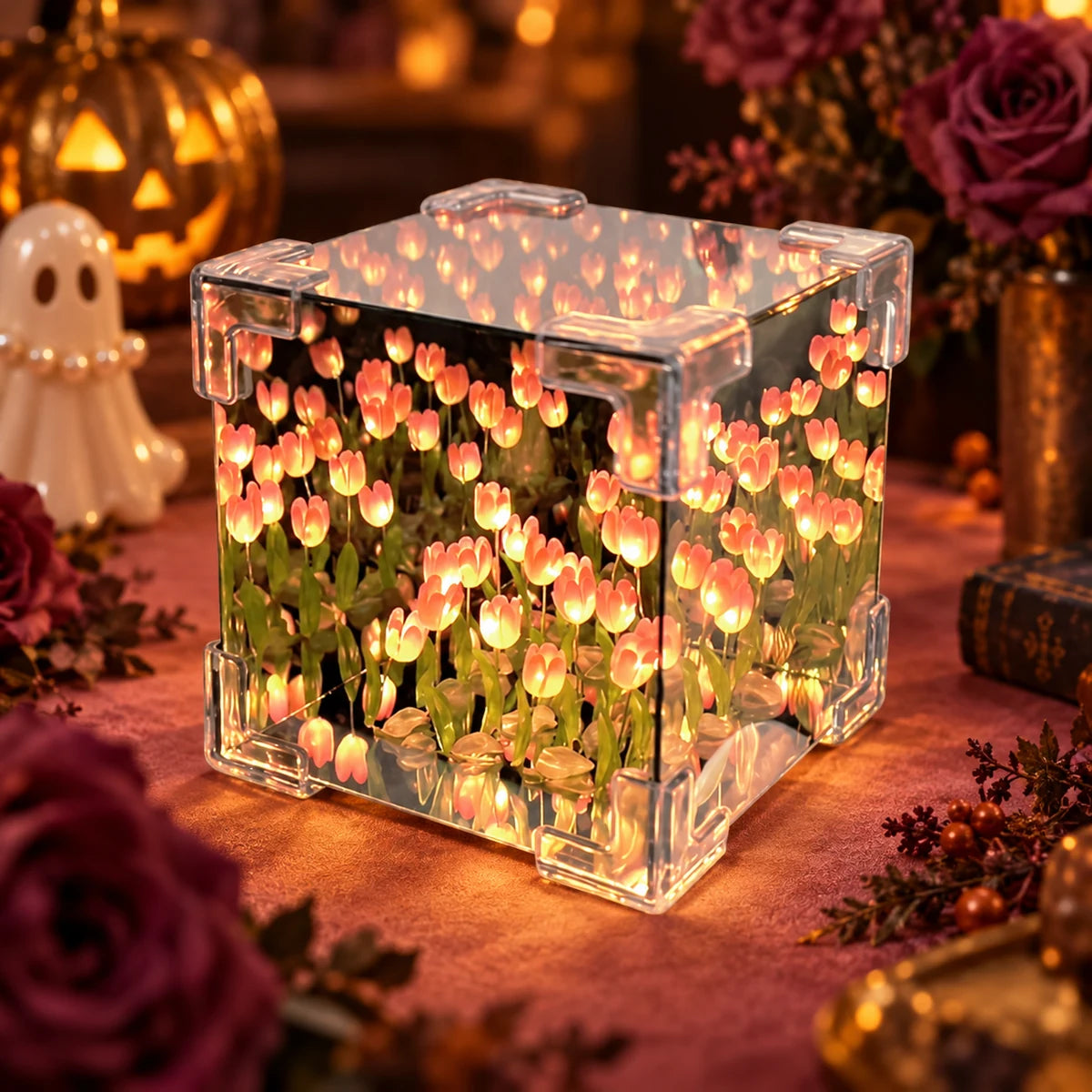 Tulip Flower LED Cube Lamp Kit – Assorted Colours