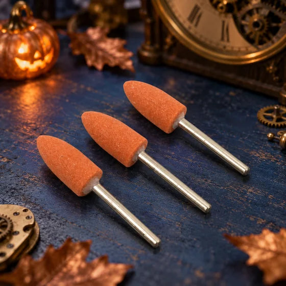 Bullet-Shaped Rotary Grinding Stones – Set of 3