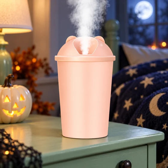 Bear-Shaped USB Humidifier with Multicolour Light