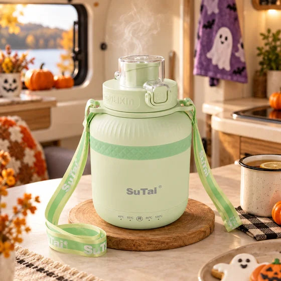 Travel Electric Kettle with Temperature Control – 600 ml