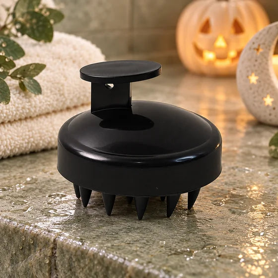 Silicone Scalp Massage & Shampoo Brush — Halloween scene