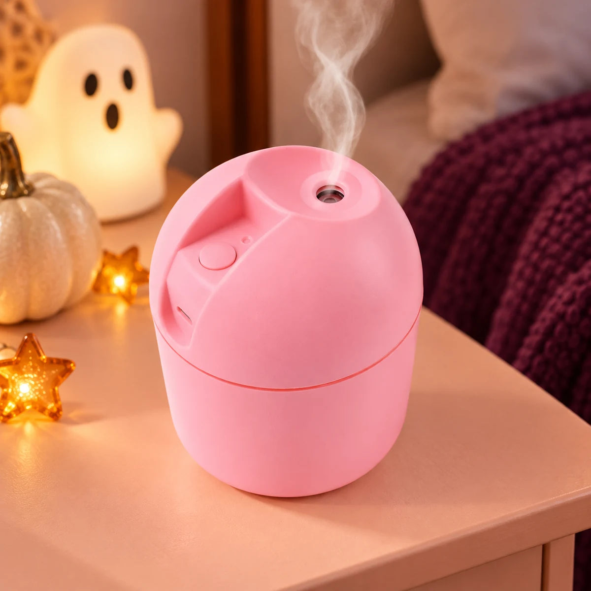 USB Mini Humidifier with LED Light – 250 ml