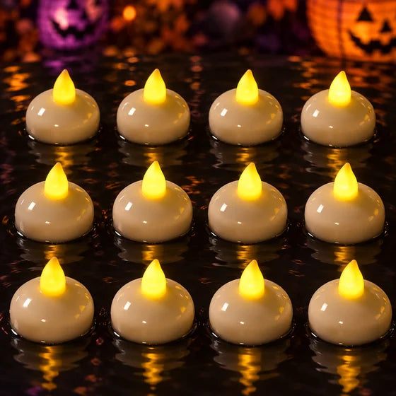 Floating LED Tealight Candles – Set of 12