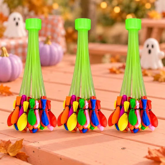 Self-Sealing Water Balloons – 111 Pieces, Multicolour