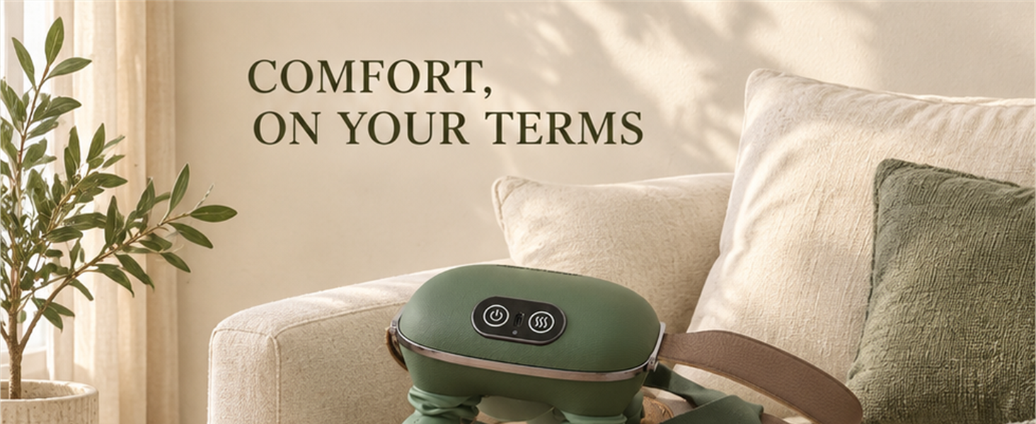 Rechargeable Kneading Neck & Shoulder Massager — Product overview