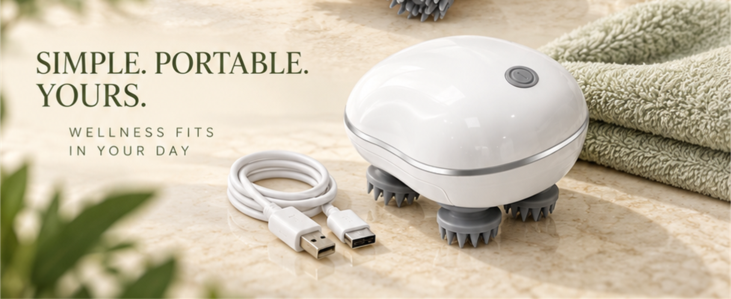 Electric Scalp & Body Massager – 4 Heads — Closing overview