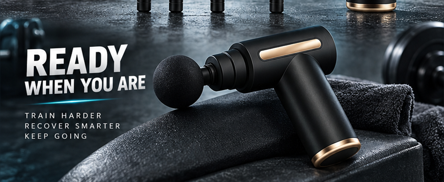 USB Rechargeable Muscle Massage Gun — Closing overview