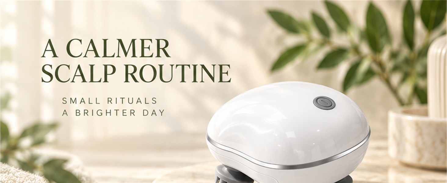 Smart Electric Scalp & Full Body Massager with 4 Heads — Product overview