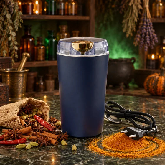 Mini Mixer & Grinder – Powerful Electric Coffee Bean & Spice Grinder for Home & Office