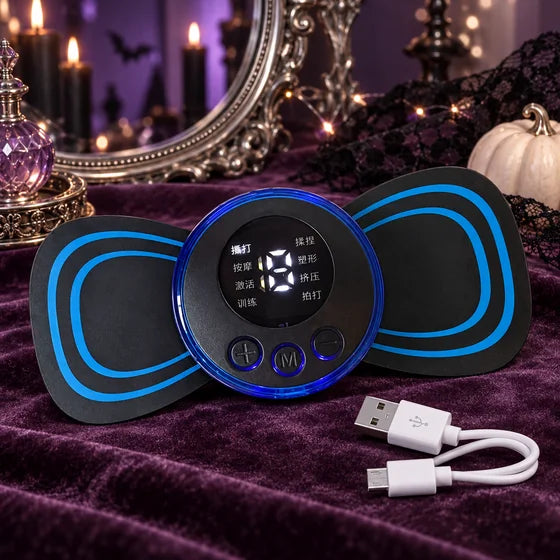 Portable USB Electric Neck Massager - EMS Lymphatic Drainage