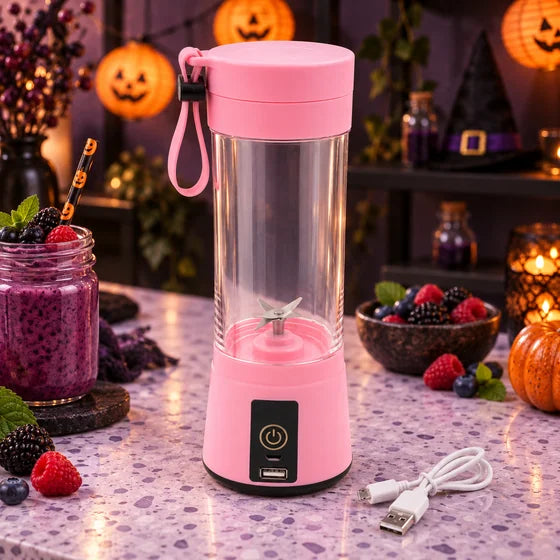 USB Rechargeable 6-Blade Portable Juicer