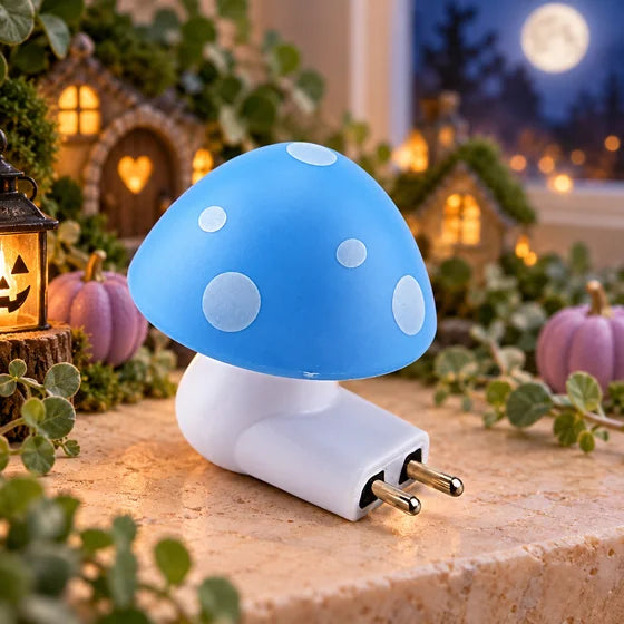 Auto-Sensor Mushroom Night Lamp – 0.2W, Multicolour