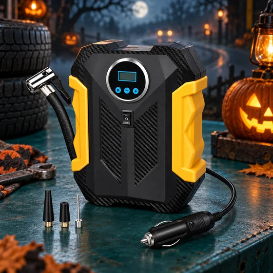 Portable Electric Tyre Inflator for Cars & Bikes