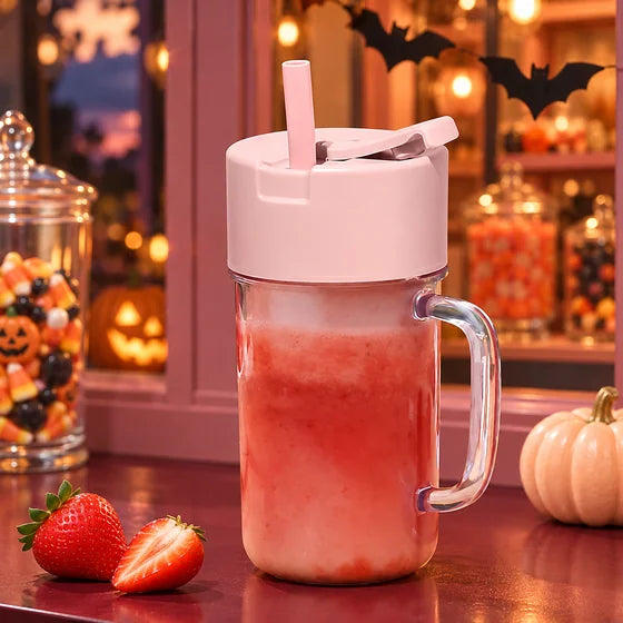USB Rechargeable Juicer with Handle & Straw – 420 ml