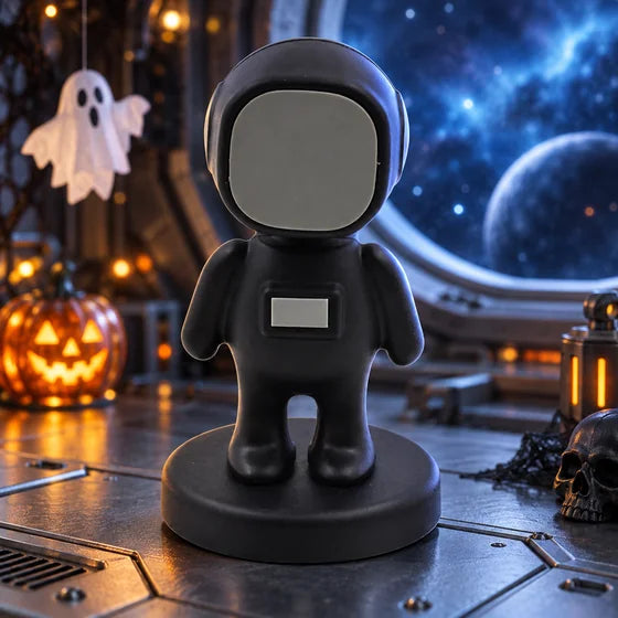 Astronaut Magnetic Car Dashboard Phone Holder — Halloween scene