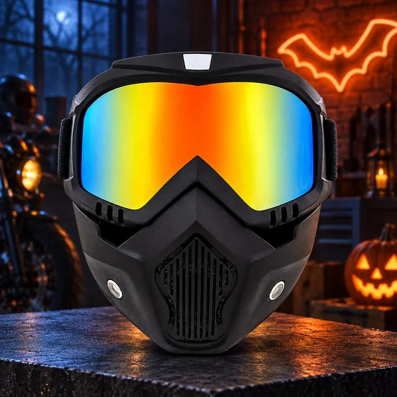 Motorcycle Goggles & Face Mask