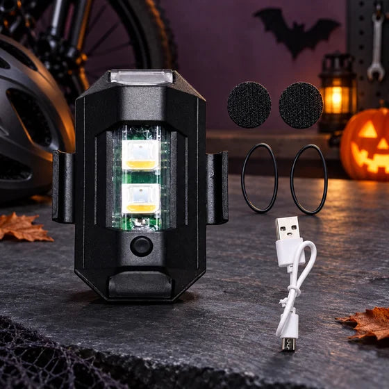 USB Rechargeable RGB Strobe Safety Light