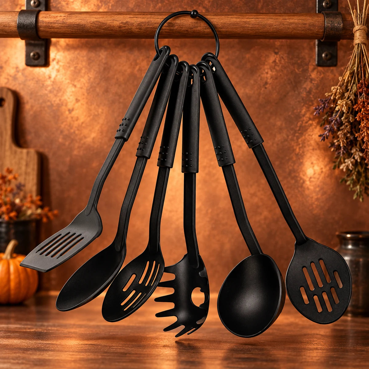 Heat-Resistant Non-Stick Kitchen Utensils – Set of 6