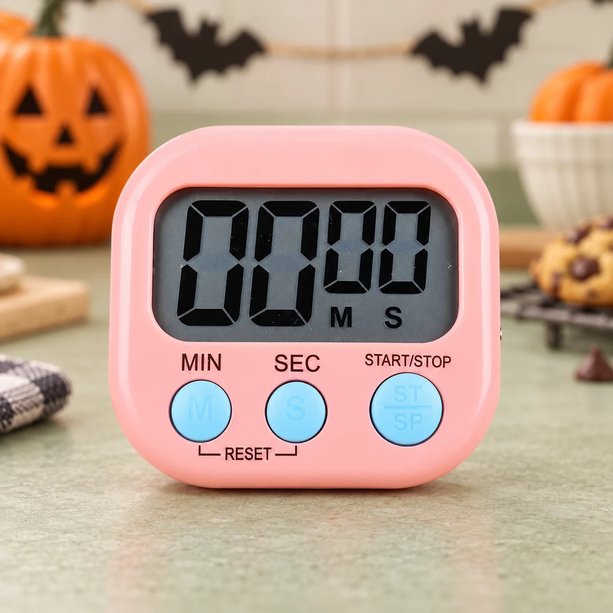 Digital Kitchen Timer – 99-Minute Countdown & Stopwatch